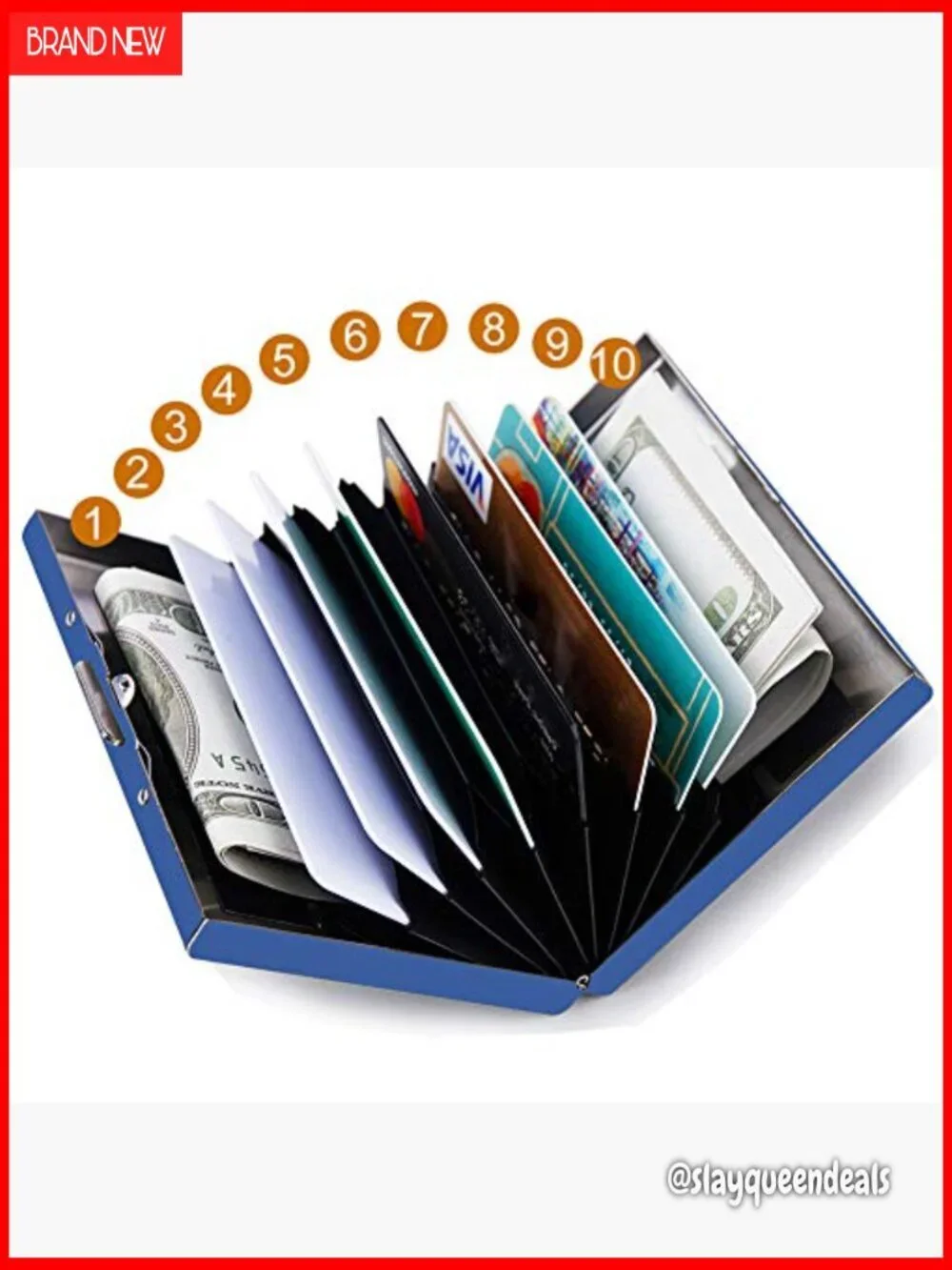 Stainless Steel RFID Blocking Credit Card Holder with Gift Box
